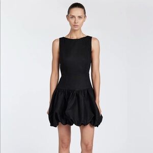 DISSH IRINA BLACK BUBBLE MINI DRESS